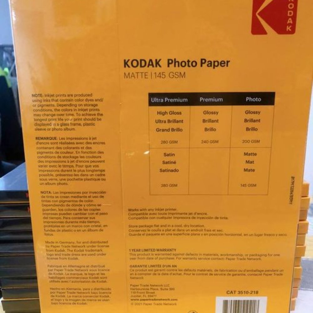 Kodak Photo Paper - White - Picture 2 of 3
